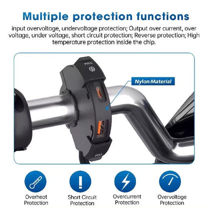 C1 Pro - Motorcycle Dual Socket Charger