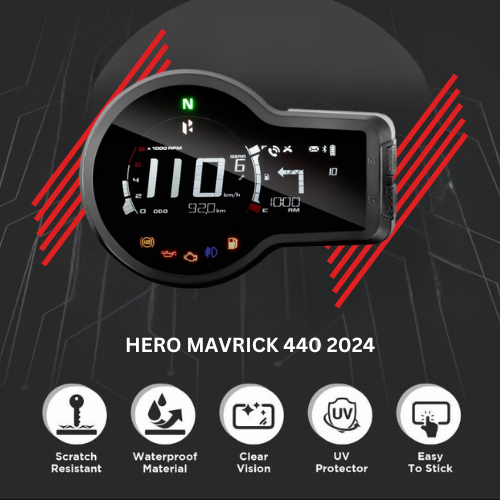 Motorcycle Screen Protector for Hero Mavrik 440 (2024)